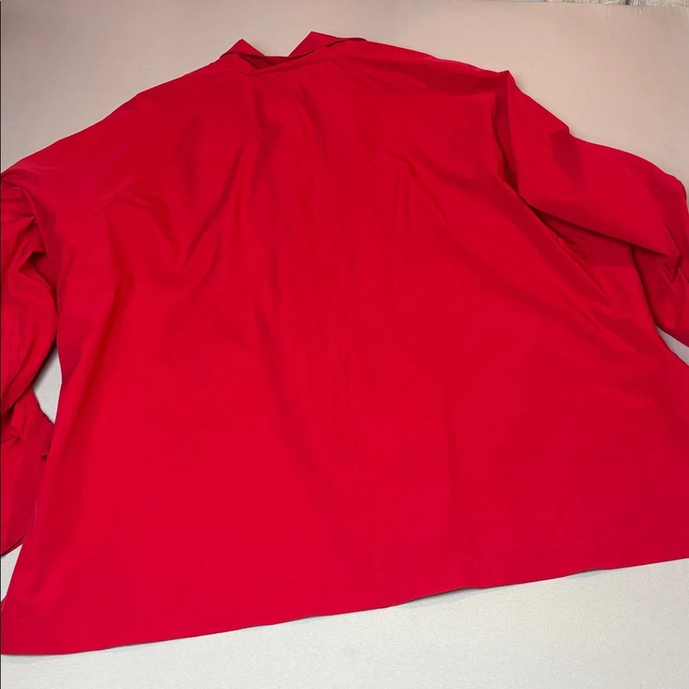 Fabletics Red Utility Windbreaker Jacket